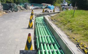 電気設備 配管工事  作業風景